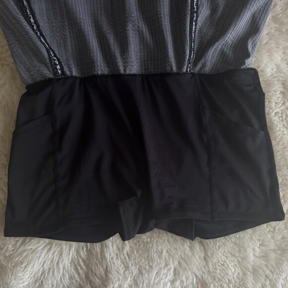 ALO YOGA HOUND TOOTH PRINT TENNIS SKIRT - Picture 5 of 5